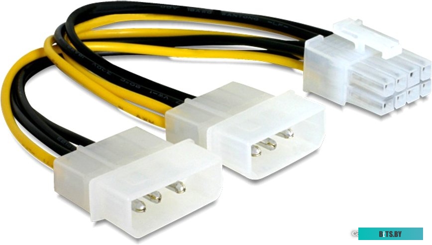 Кабель питания CC-PSU-81 Gembird Internal power 8pin to Molex x 2pcs