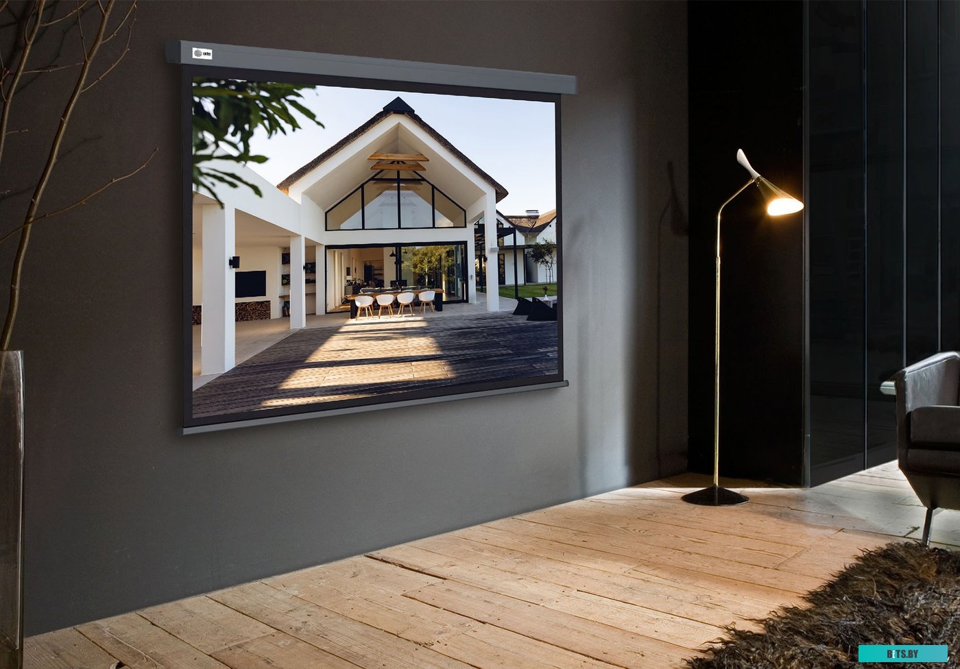 Экран для проекторов Cactus 206x274см Wallscreen CS-PSW-206X274-SG