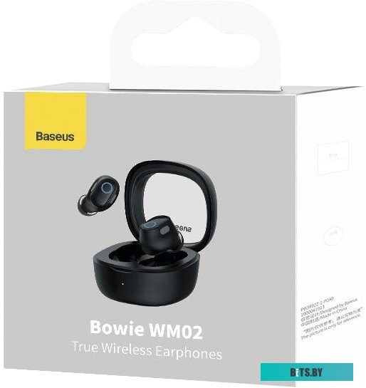 Наушники (Гарнитура) Baseus Bowie WM02 (черный) <NGTW180101>
