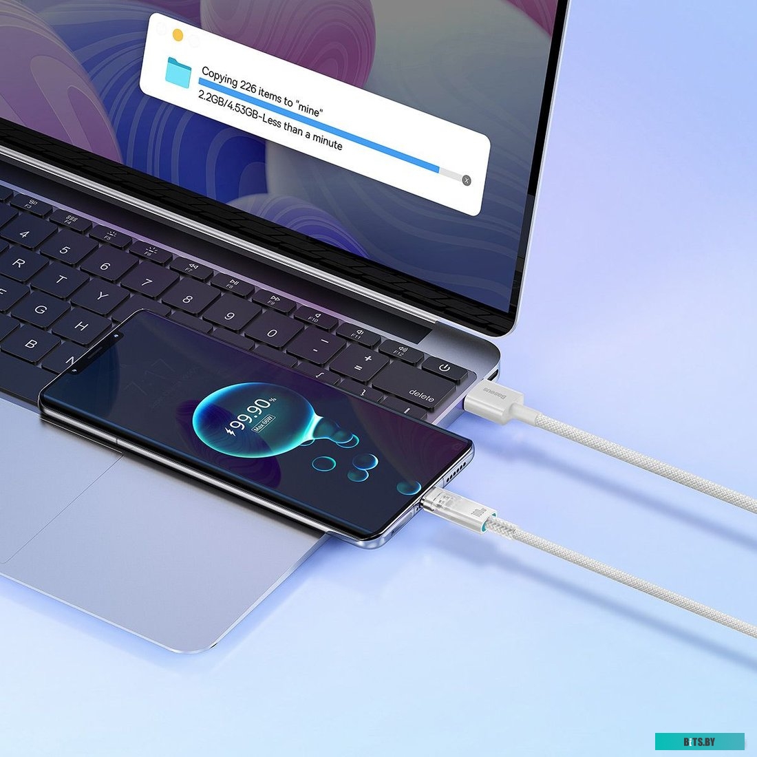 Кабель Baseus Explorer Series Fast Charging Cable with Smart Temperature Control CATS010202.