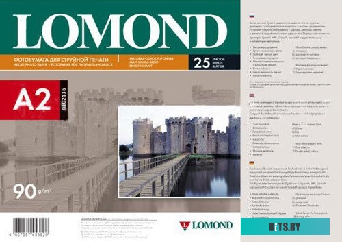 Фотобумага Lomond A2 90 г/м2 25 л матовая 0102136