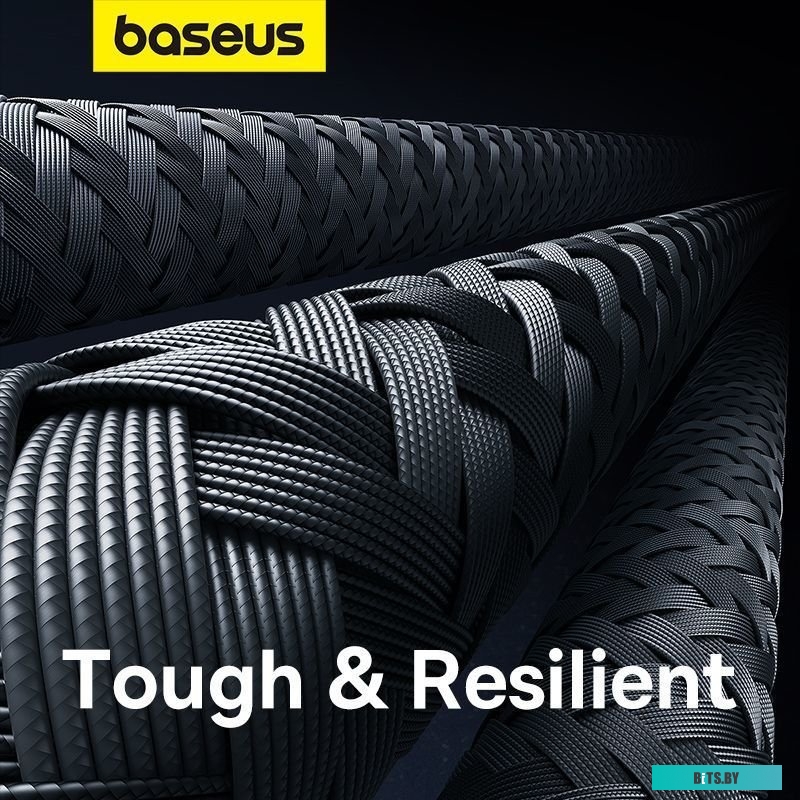 Кабель Baseus Unbreakable Series USB Type-A - USB Type-C (1 м, белый)