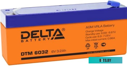 Аккумуляторная батарея Delta DTM 6032 (6В/3.2 А·ч)