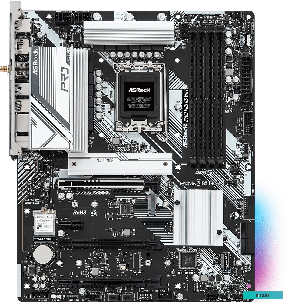 Материнская плата ASRock B760 PRO RS WiFi