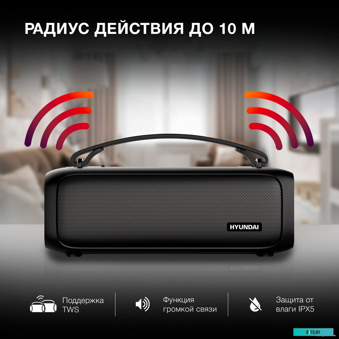 Портативная колонка Hyundai H-PS1020