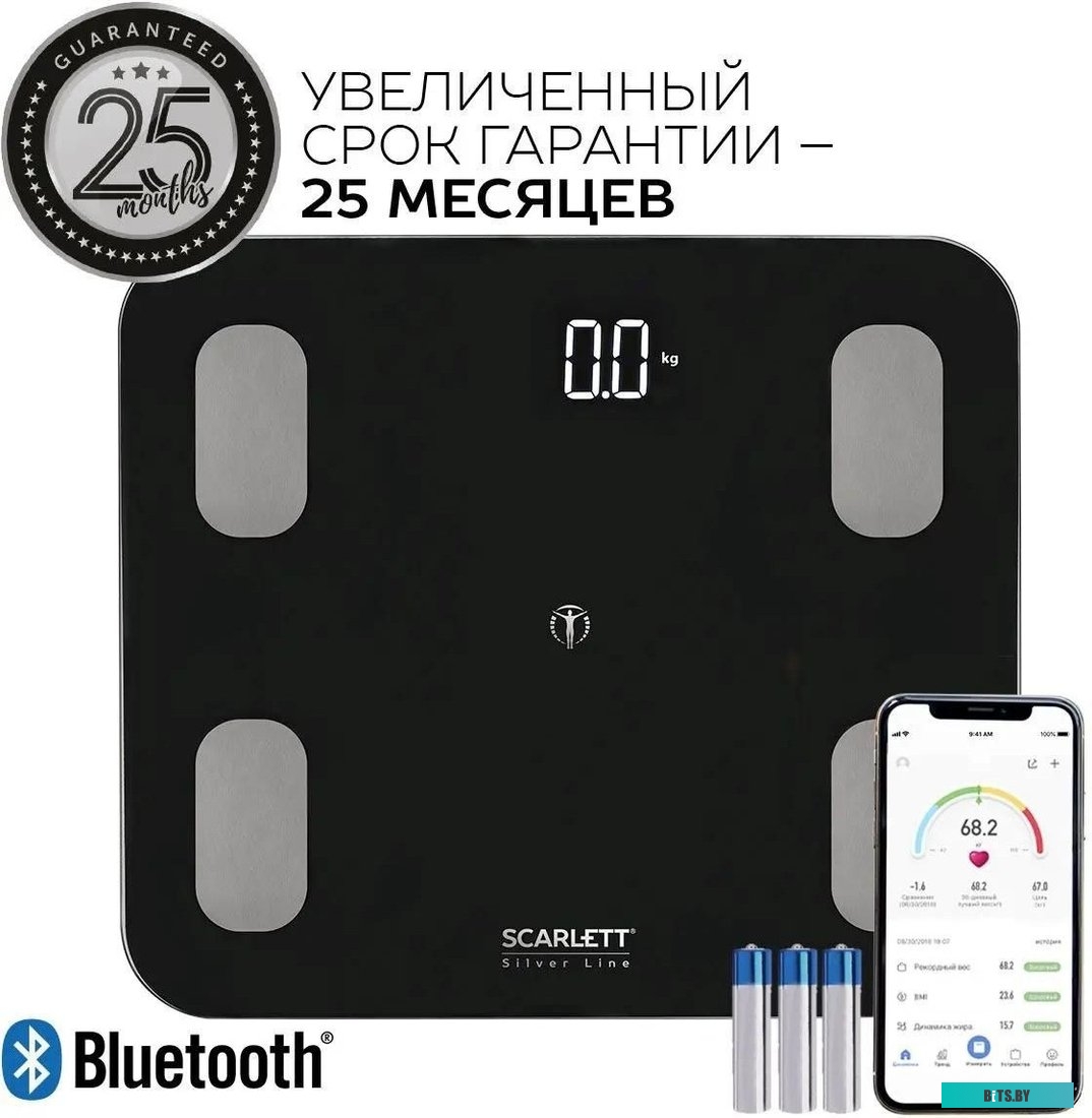 SC-BS33ED101 Весы напольные Scarlett SC-BS33ED101