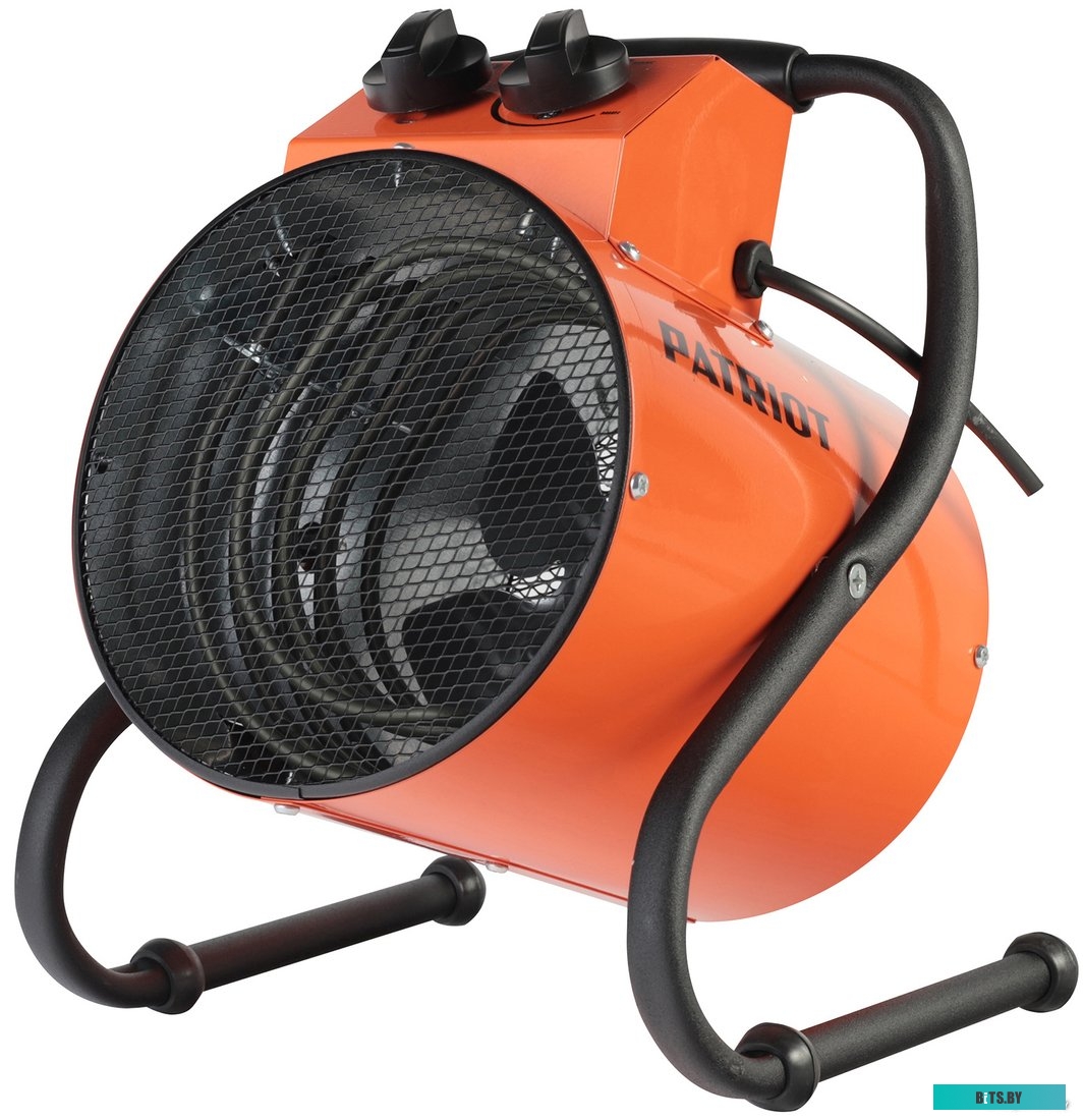 633307255 Тепловентилятор PATRIOT PT-R 2 [633307255] {Мощн. по ступеням 1.0/2.0 кВт, 220В, шнур с евровилкой,  поток воздуха 230м3/час, вес 2.5кг}