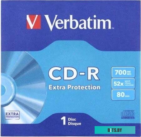 CD-R диск Verbatim 700Mb 52x 43843 (1 шт.)
