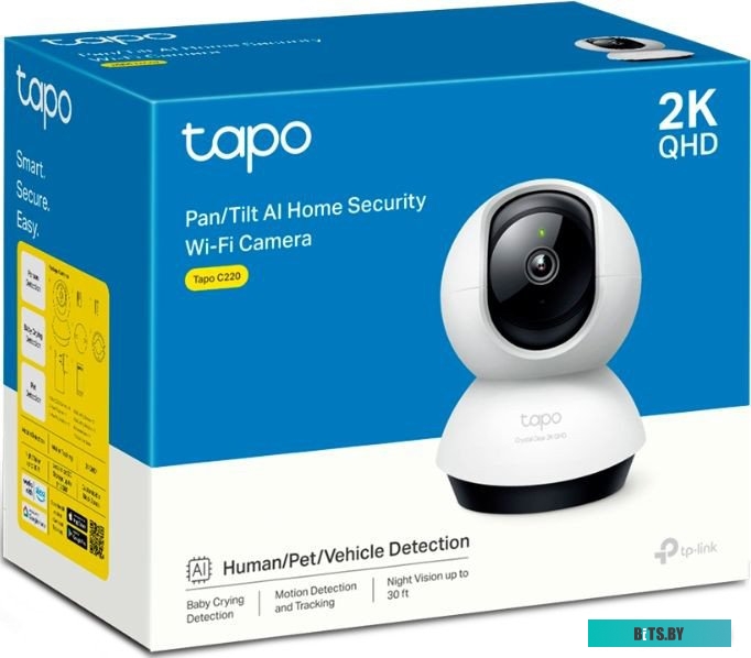 Умная Домашняя Поворотная Камера TP-Link Tapo C220