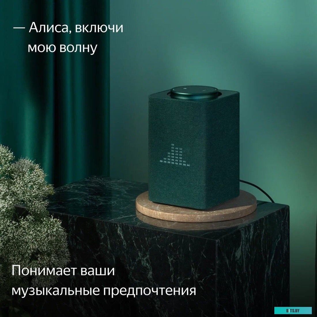 Яндекс Станция Макс (с хабом умного дома Zigbee, зеленый)