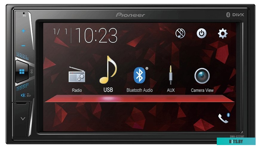 DMH-G225BT Автомагнитола Pioneer DMH-G225BT 2DIN 4x50Вт 6.2" ПДУ RDS