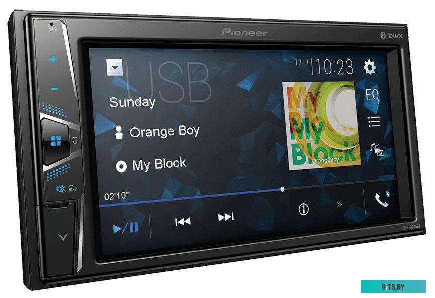 DMH-G225BT Автомагнитола Pioneer DMH-G225BT 2DIN 4x50Вт 6.2" ПДУ RDS