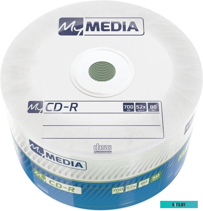 Оптический диск CD-R MyMedia 700Mb 52x 69201 (50 шт.)