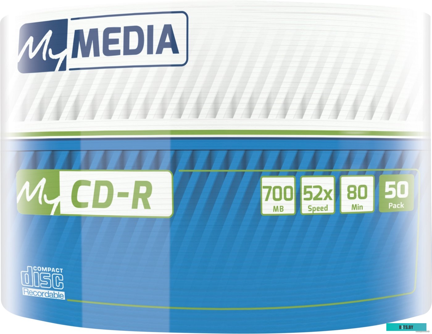 Оптический диск CD-R MyMedia 700Mb 52x 69201 (50 шт.)