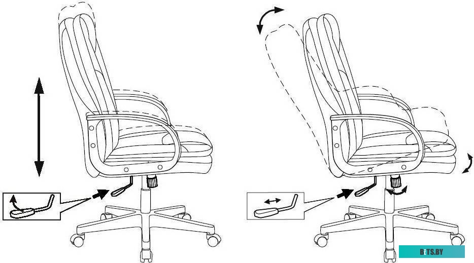 Бюрократ CH-868LT Bahama (серый)
