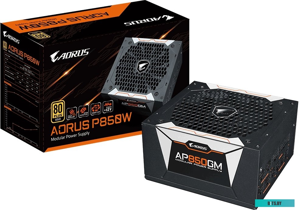 Блок питания Gigabyte Aorus P750W 80+ GOLD Modular GP-AP750GM-EU