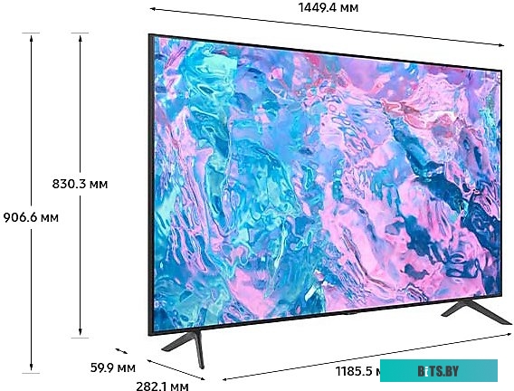 Телевизор Samsung Crystal UHD 4K CU7100 UE65CU7100UXRU
