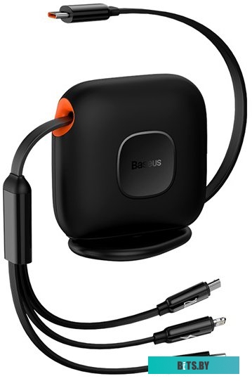 Кабель для зарядки Baseus Traction Series Retractable 3 в 1 CAQY000001