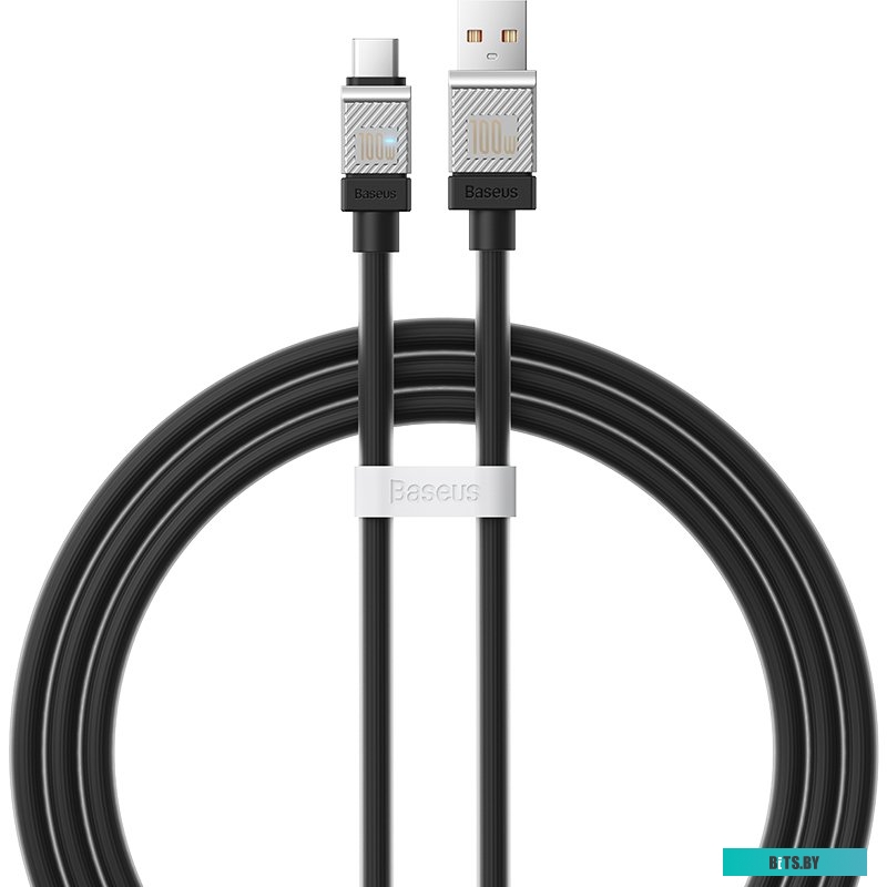 Baseus CoolPlay Series USB Type-A - USB Type-C (1 м, черный)