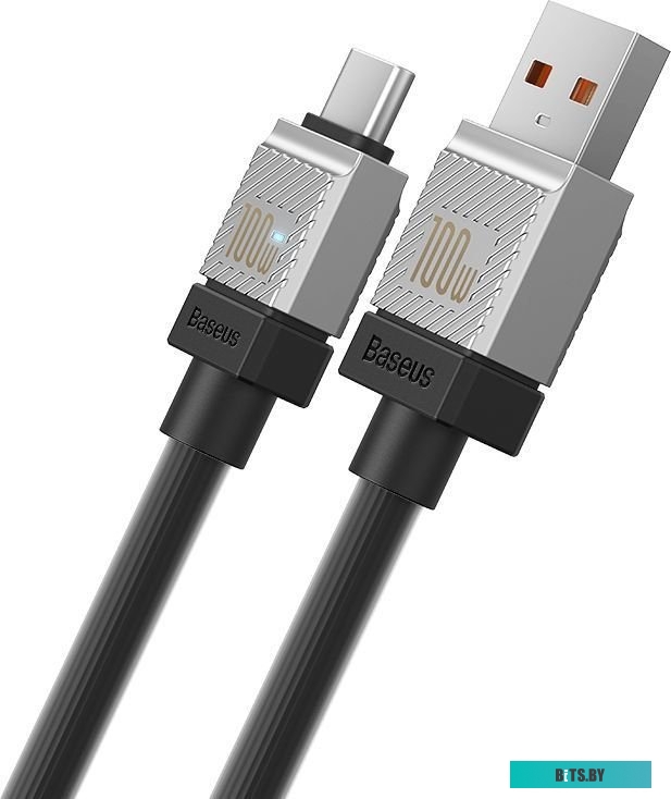 Baseus CoolPlay Series USB Type-A - USB Type-C (1 м, черный)