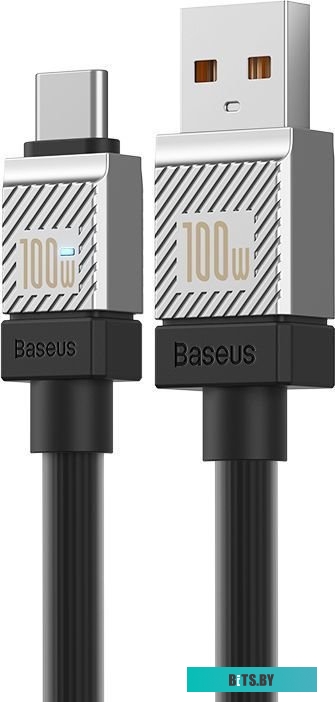 Baseus CoolPlay Series USB Type-A - USB Type-C (1 м, черный)