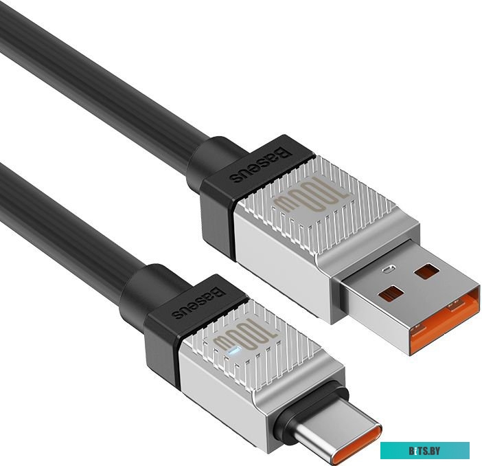 Baseus CoolPlay Series USB Type-A - USB Type-C (1 м, черный)
