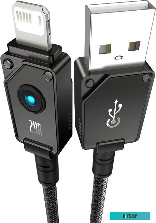Кабель Baseus Unbreakable Series USB Type-A - Lightning (1 м, черный)