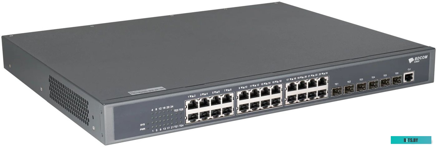 Коммутатор 3-го уровня BDCOM S3900-24T6X
