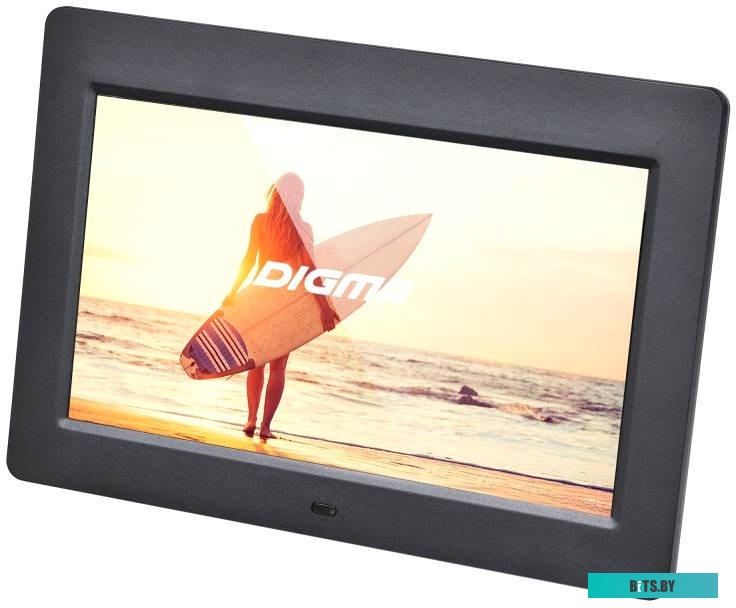 Фоторамка Digma 10.1" PF-1043 IPS 1280x800 черный пластик ПДУ Видео PF1043BK