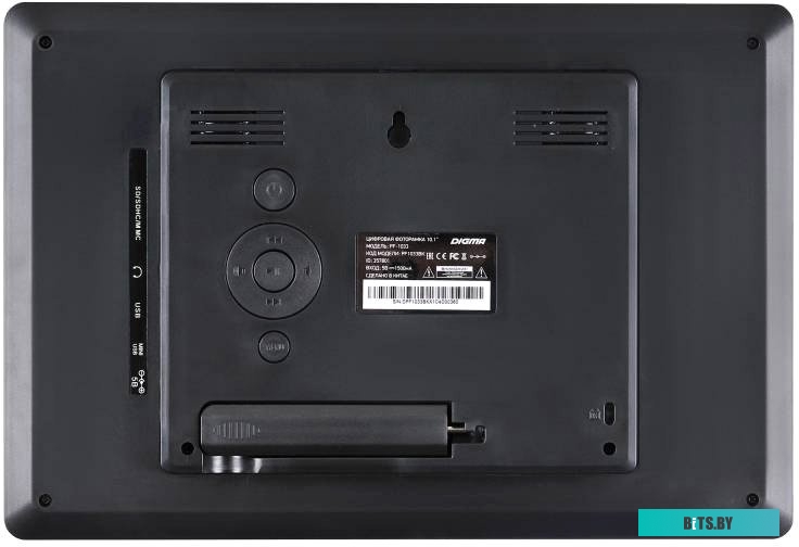 Фоторамка Digma 10.1" PF-1043 IPS 1280x800 черный пластик ПДУ Видео PF1043BK