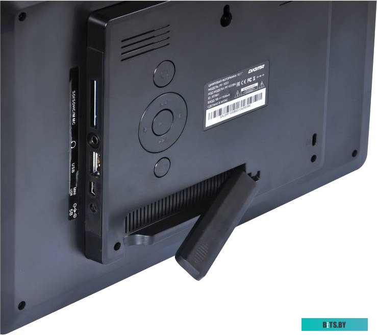 Фоторамка Digma 10.1" PF-1043 IPS 1280x800 черный пластик ПДУ Видео PF1043BK