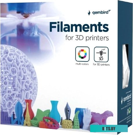 Пластик для 3D-печати Gembird PLA 1.75 мм 1000 г 3DP-PLA1.75-01-BK