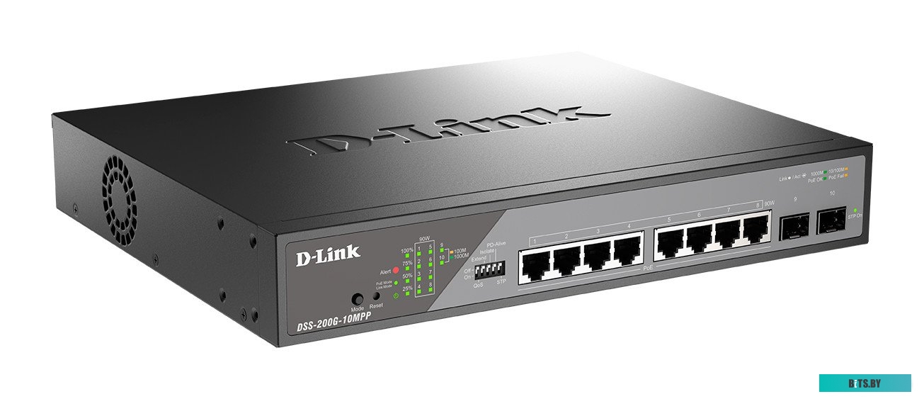 Управляемый коммутатор D-Link DSS-200G-10MP/A1A