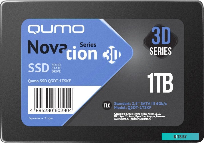 SSD Накопитель QUMO Novation 3D TLC 1TB Q3DT-1TSCY