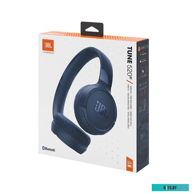 Беспроводные наушники JBL Tune 520BT темно-синий