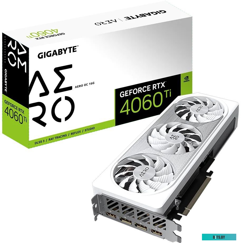 Видеокарта Gigabyte GeForce RTX 4060 Ti Aero OC 16G GV-N406TAERO OC-16GD