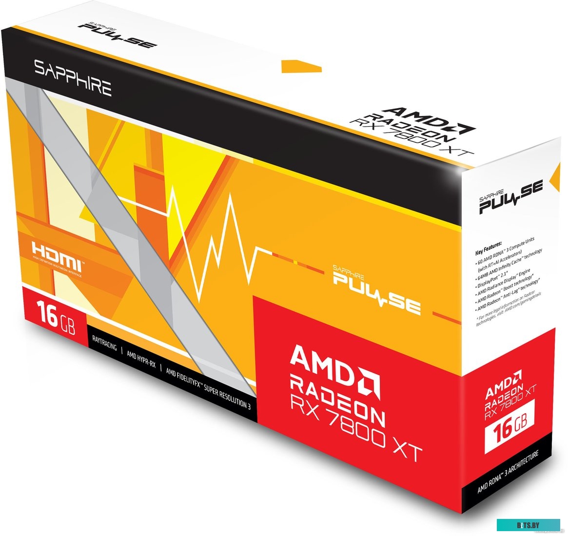 Видеокарта Sapphire Pulse Radeon RX 7800 XT 11330-02-20G