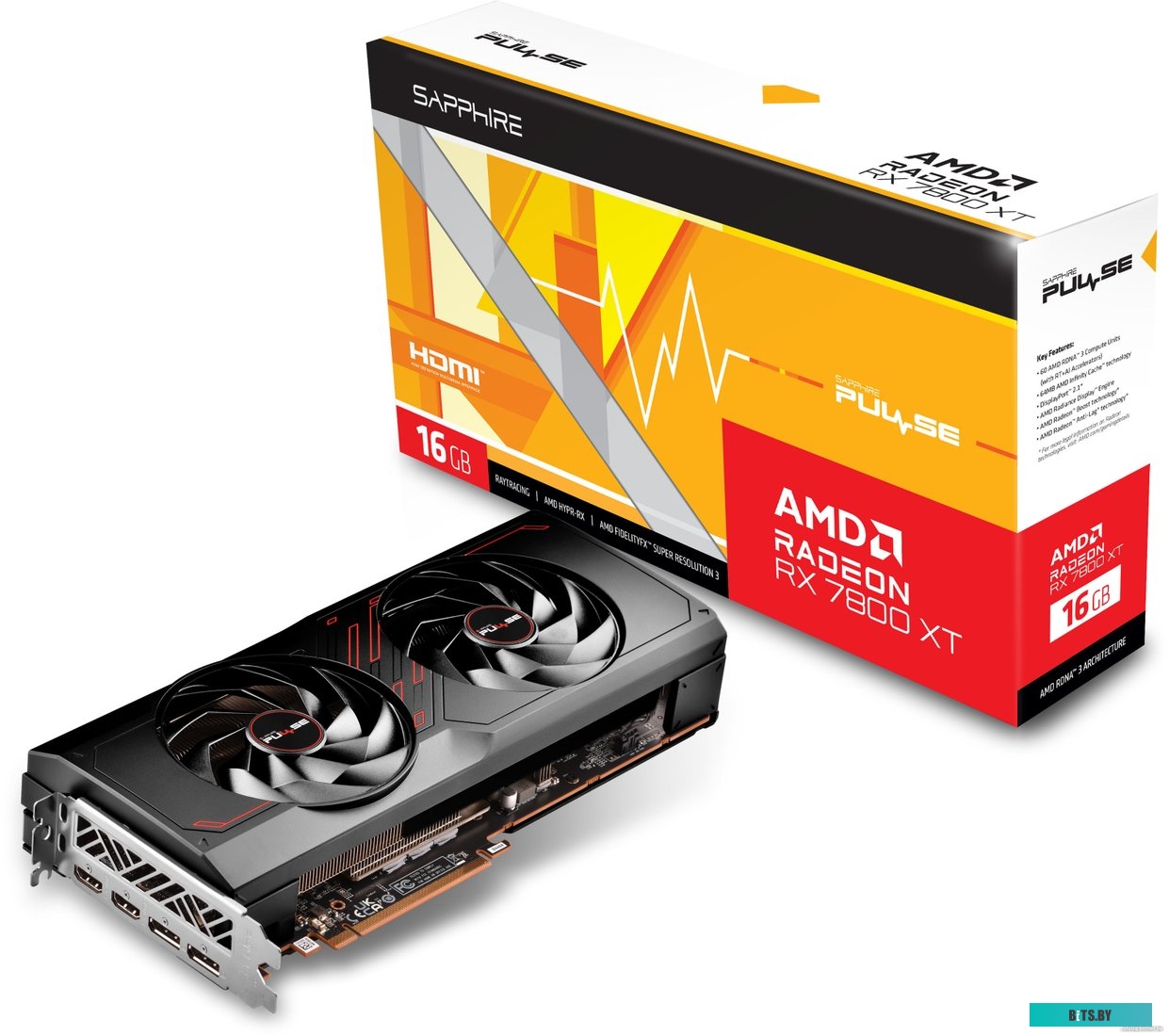 Видеокарта Sapphire Pulse Radeon RX 7800 XT 11330-02-20G