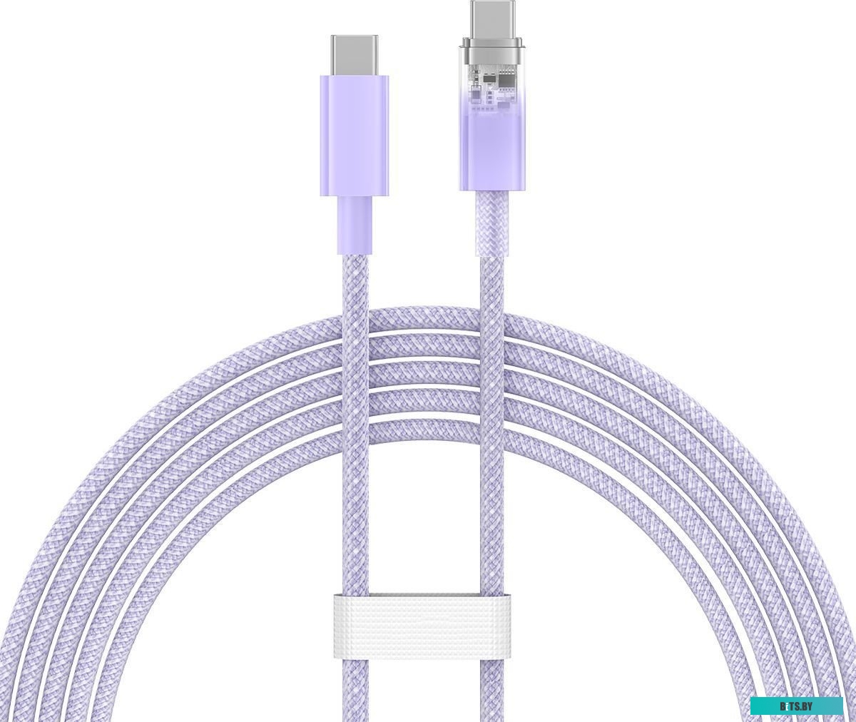 Кабель Baseus Explorer Series Fast Charging with Smart Temperature Control USB Type-C USB Type-C (2 м, фиолетовый) 