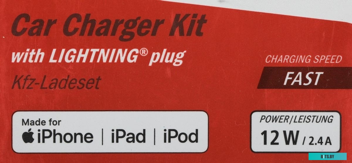 Зарядное устройство Hama H-183266 2.4A USB для Apple белый (00183266)