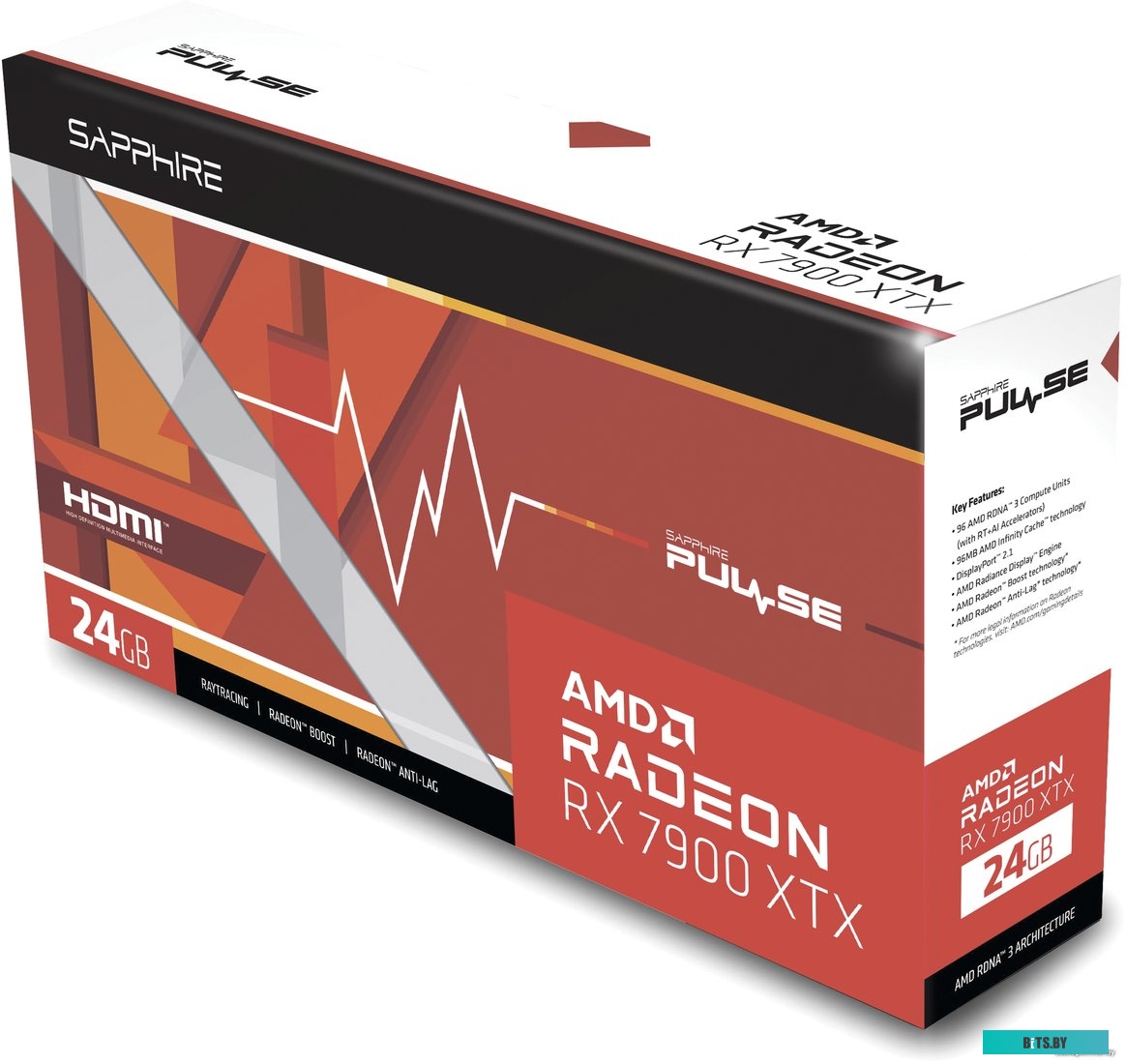 Видеокарта Sapphire Pulse Radeon RX 7900 XTX 11322-02-20G