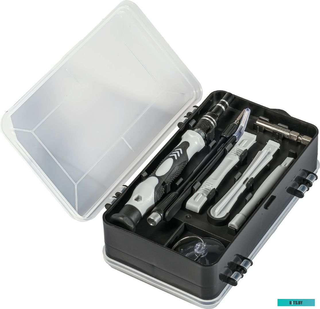 Набор отвертка с битами и головками Bort BTK-117 (117 предметов)