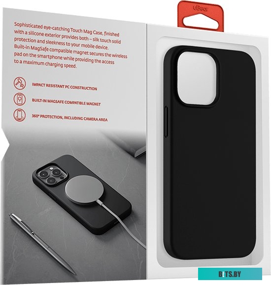 uBear Touch Mag Case для iPhone 13 Pro Max (черный)