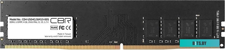 Оперативная память CBR 4ГБ DDR4 2666 МГц CD4-US04G26M19-00S