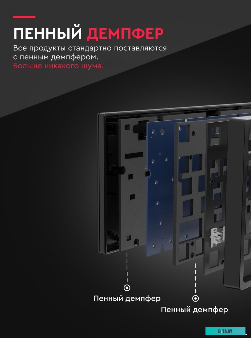 Механическая клавиатура Royal Kludge RK68 Plus RK Red
