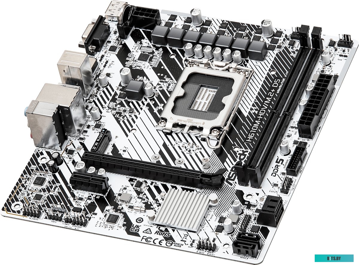 Материнская плата ASRock H610M-HDV/M.2+ D5
