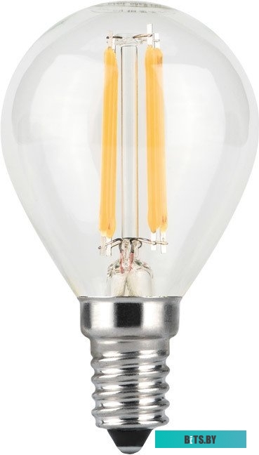 105801207-S Лампа светодиодная Gauss Filament 7Вт цок.:E14 шар 220B 4100K св.свеч.бел.нейт. (упак.:1шт) (105801207-S)
