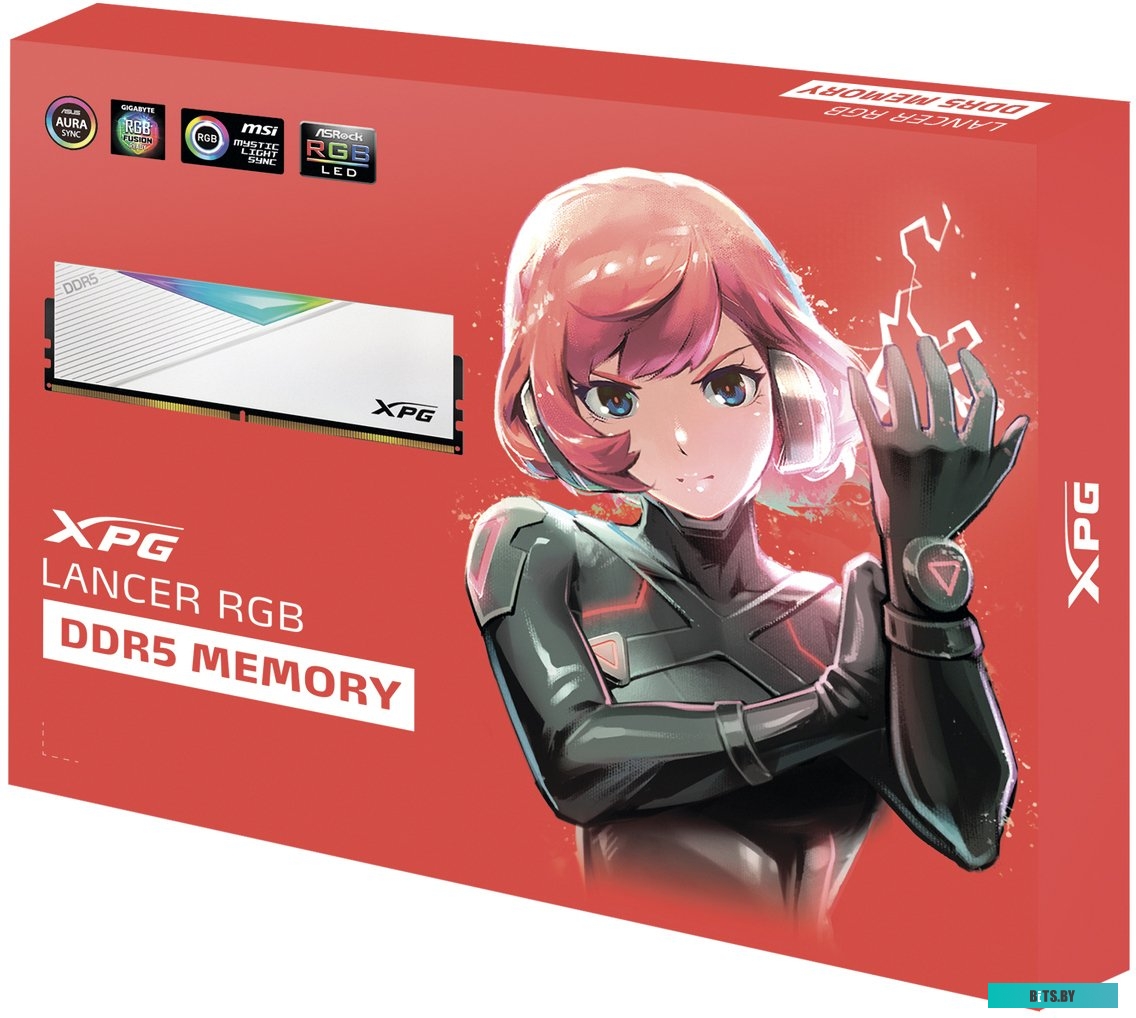 ADATA XPG Lancer RGB 2x32ГБ DDR5 6400МГц AX5U6400C3232G-DCLARWH