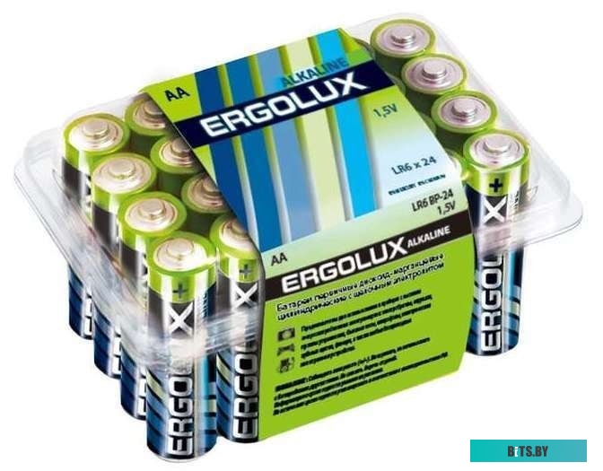 Батарейки Ergolux Alkaline LR6 (AA) 24шт