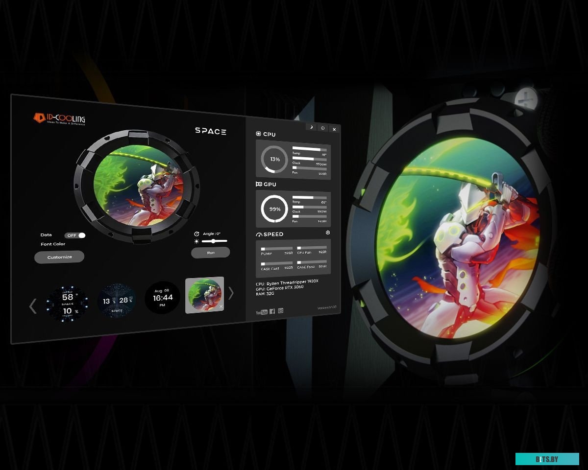 Жидкостный охладитель ID-Cooling SL360